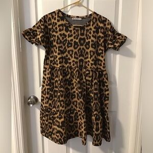 NWOT! Leopard Print Mini Dress
